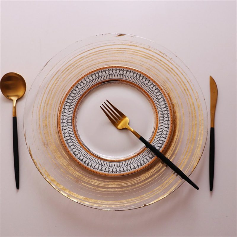 Wholesale Glass Charger Plate PZ-072 - Image 4